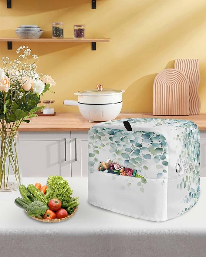 Eucalyptus Leaves Stand Mixer Dust Cover - Image 5