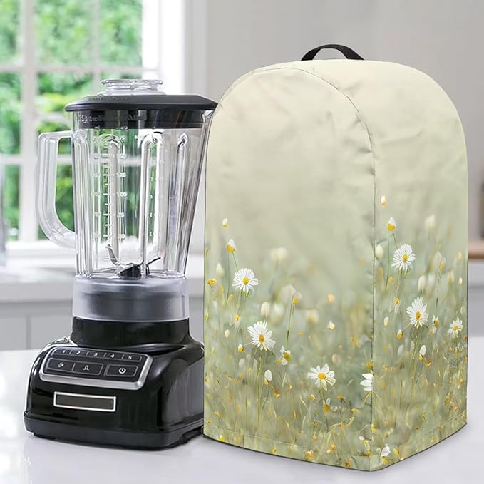 Daisy Floral Green Blender Cover by NETILGEN