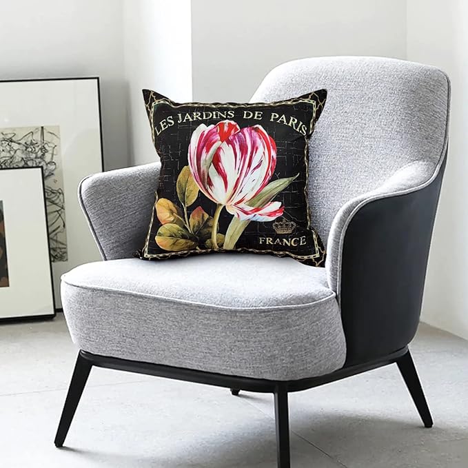 Elegant Velvet Floral Throw Pillow Cover Double Sides Handmake Flower - Image 2
