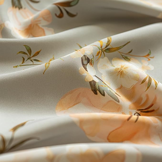 ENJOYBRIDAL Floral Curtains 63 Inch Long Living Room Bedroom Drapes Boho Dining - Image 6