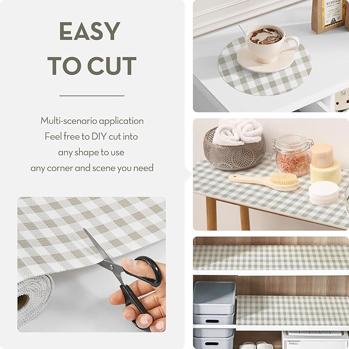 Drawer and Shelf Liner for Kitchen Cabinet Liner Non-Adhesive Non-Slip Shelf - Image 5