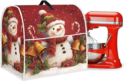 Christmas Stand Mixer Cover 4.5-5Qt Cute Mixer Cover Washable Anti-Stain - Image 3