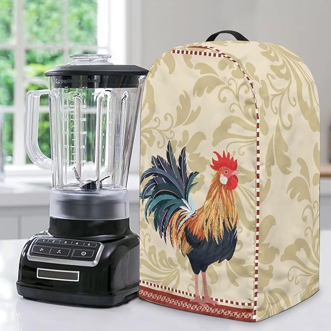 Chicken Print Blender Dust Cover, Drawstring Stand Mixer or Coffee Maker by Annejudy