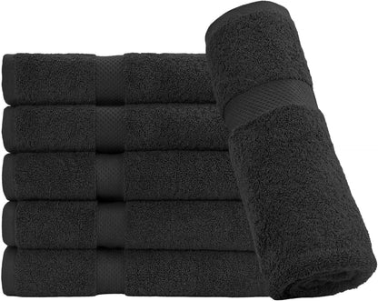 herculean premium bath towels 24 x 48 pack showing dimensions