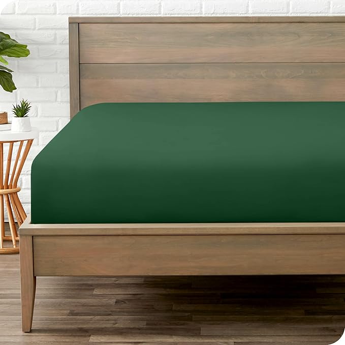 Bare Home Fitted Bottom Sheet Queen Size by BareHome