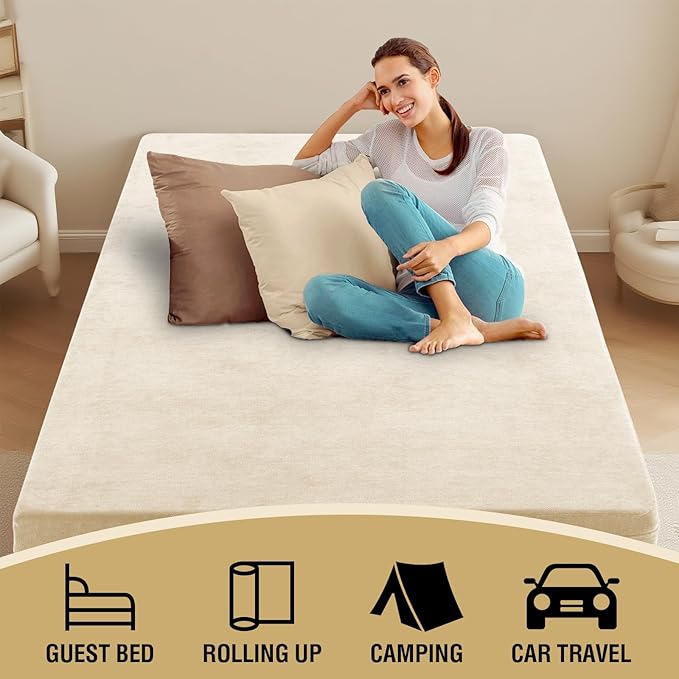 H.VERSAILTEX Queen Size Armless Futon Mattress Covers - Image 8