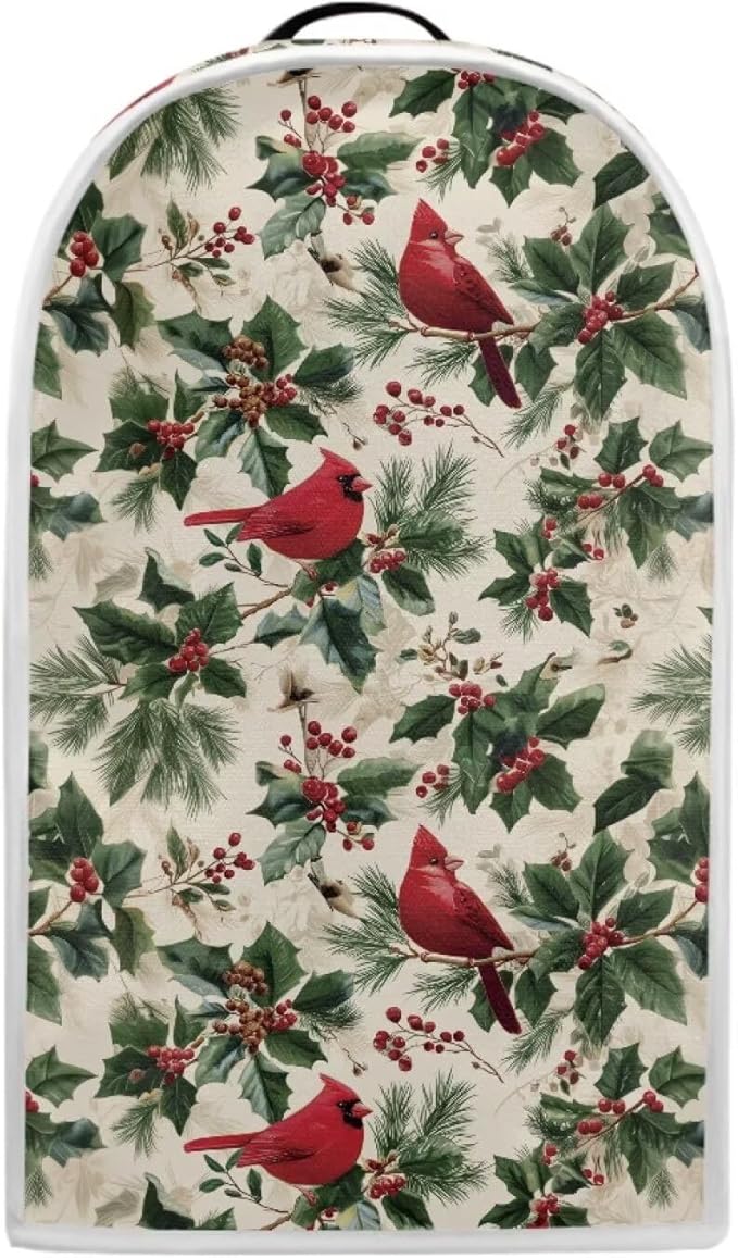 Christmas Teal Blender Cover for Kitchen Countertop Washable Small Appliance - Image 6