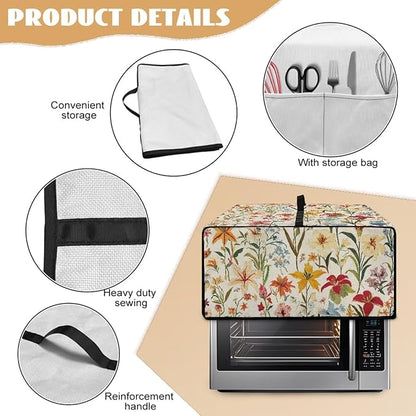 Toaster Oven Cover with Pockets, Washable Smart Oven Dust Cover Protective - Image 5