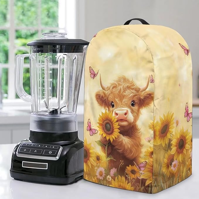Calf Sunflower Blender Cover Kitchen Coffee Maker Cover Dust Protection Home by Unknown
