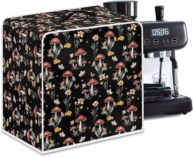 Mumeson Frog Mushroom Coffee Maker Cover, Waterproof Dust Cover - Image 6