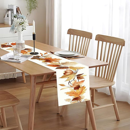 Autumn Leaves Table Runner – 13x72 Inch Fall Table Decor - Image 8