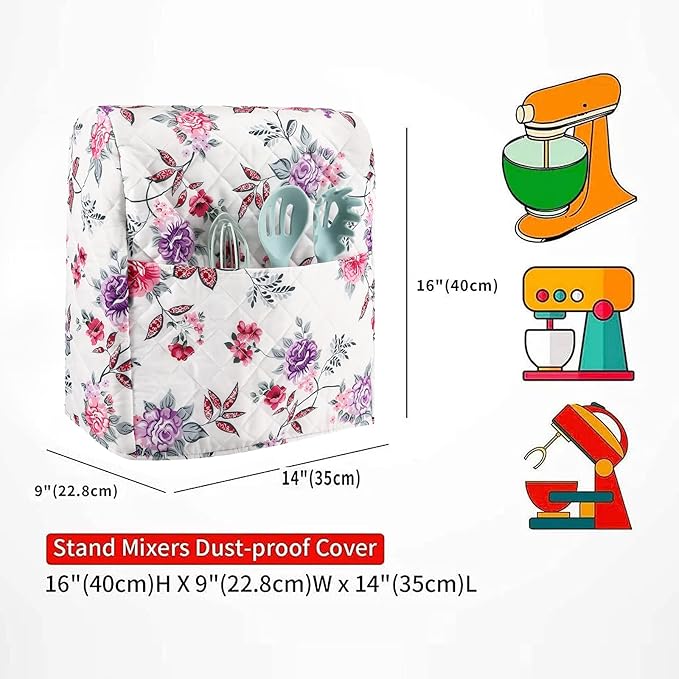 Stand Mixer Cover, Kitchen Mixer Cover Compatible - Image 2