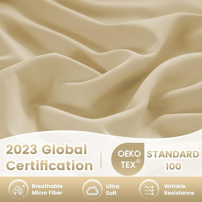 Deep Pocket Super Soft Queen Sheet Set - Image 7