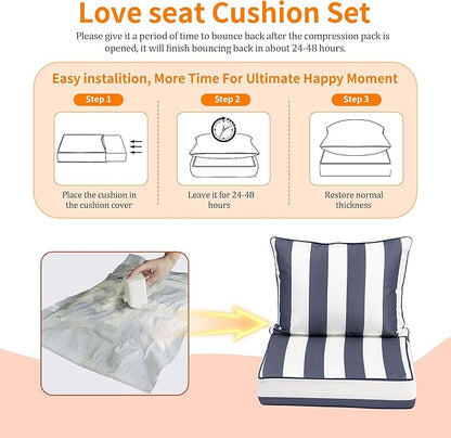 Outdoor Seat Cushions for Patio Furniture, Outdoor Chair Cushion - Image 6