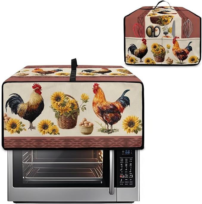 Air Fryer Toaster Oven Dust Cover Washable Convection Oven Cover Farmhouse - Image 2
