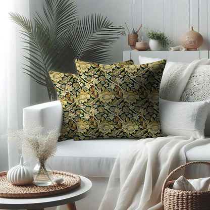 Vintage Flowers Throw Pillow Covers, Pillow Covers 18x18, Retro Botanical - Image 3
