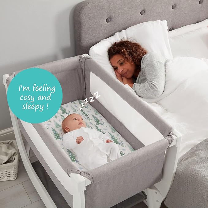 Pack n Play Sheets, BROLEX 2 Pack Mini Crib Sheets, Stretchy Portable Fitted - Image 5