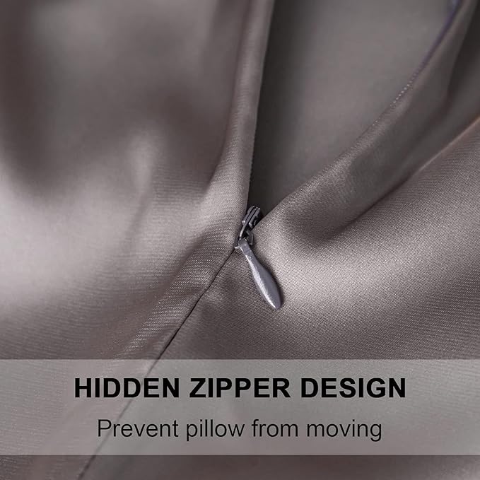 2 Pcs Mulberry Silk Pillowcase for Hair and Skin, Cooling Silk Pillow Case - Image 3