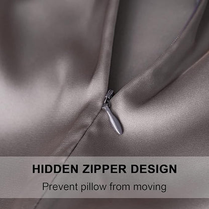 2 Pcs Mulberry Silk Pillowcase for Hair and Skin, Cooling Silk Pillow Case - Image 3