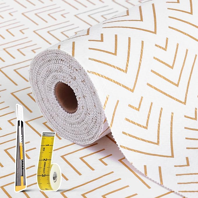 Shelf Liner for Kitchen Cabinets 11.8 x 236.2IN Non Adhesive Drawer Liner by Oneoftheworld
