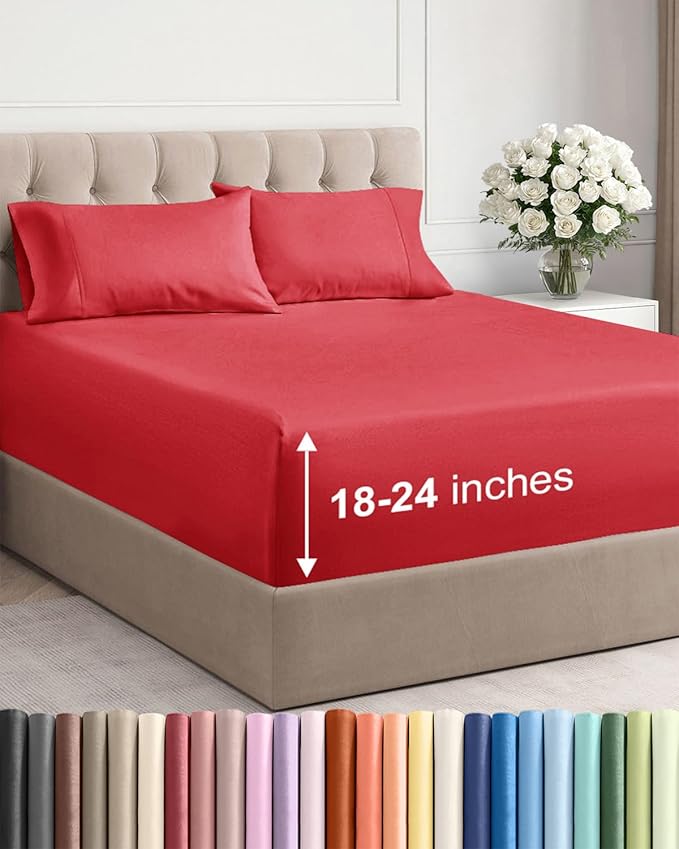 Extra Deep Pocket Queen Sheet Set by CGKUnlimited