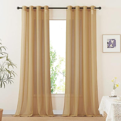 NICETOWN Desert Yellow Curtains by NICETOWN