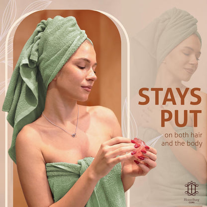 core 4-piece cotton bath towels for bathroom |, side view