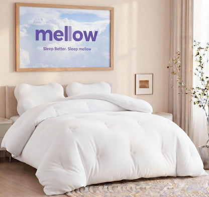 mellow marshmellow comforter full/queen, all-season temperature control, main product view