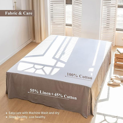 BISELINA French Linen Bed Skirt - Image 3