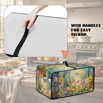 Microwave Oven Dust Cover with Storage Bags Waterproof Microwave Oven Grill - Image 5