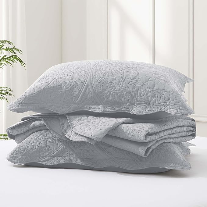 IR Imperial Rooms 8 Pack Quilt King Size Bedding - Image 6