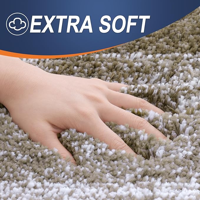 OLANLY Bathroom Rugs Mat 30x20, Extra Soft Absorbent Microfiber Bath Rugs - Image 3