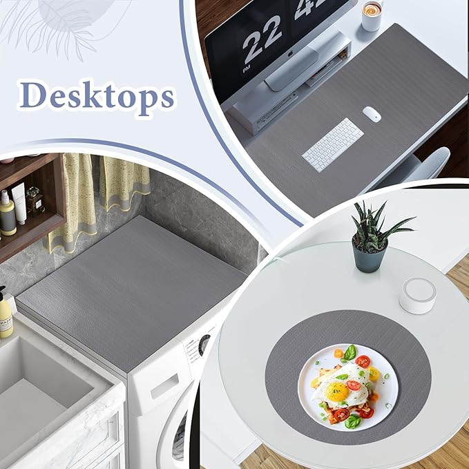Drawer and Shelf Liner for Kitchen Cabinet: 17 in X 30 Ft Non Slip Waterproof - Image 8