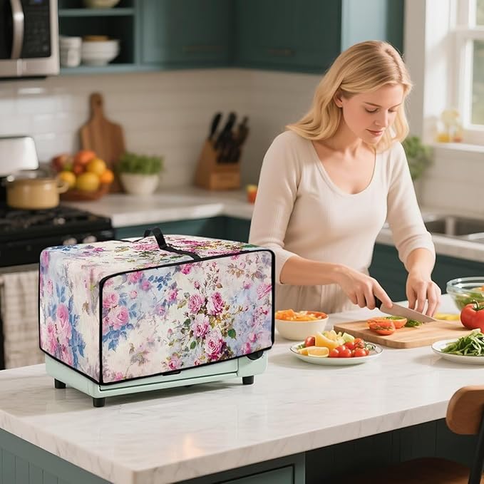 Toaster Oven Dust Cover with Pockets, Stain-resistant Kitchen Electrical - Image 7