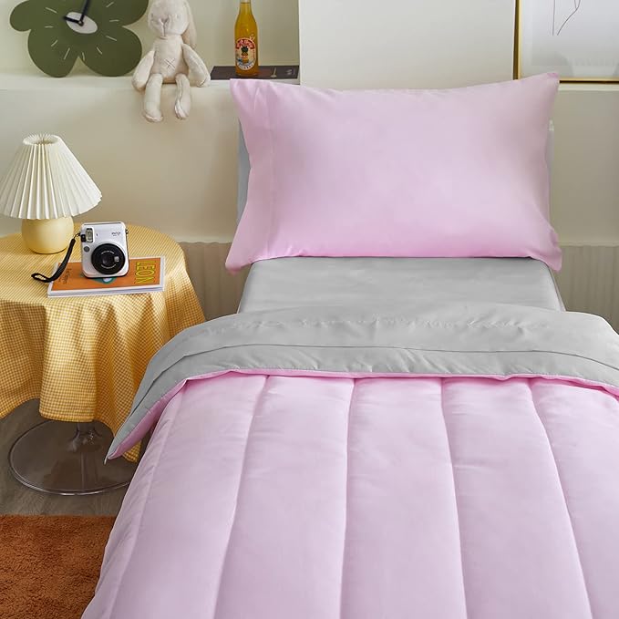 UOZZI BEDDING 4 Pieces Toddler Bedding Set Ultra Soft and Breathable Toddler - Image 9