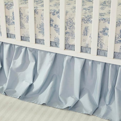 Brandream Boho Bohemian Girl Boy Baby Nursery Crib Bed Skirt Dust Ruffle - Image 2