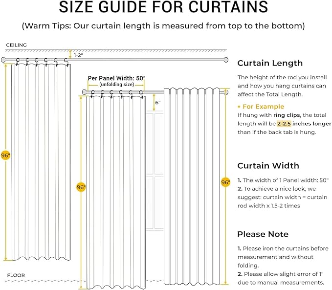 INOVADAY 100% Blackout Curtains - Image 4
