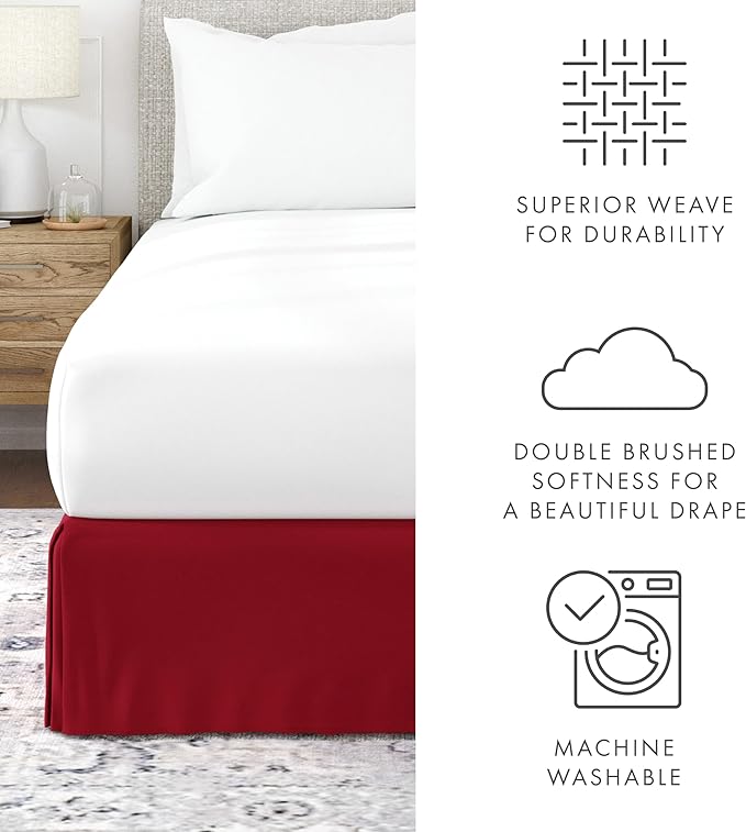 Linen Market Bed Skirt - Image 5
