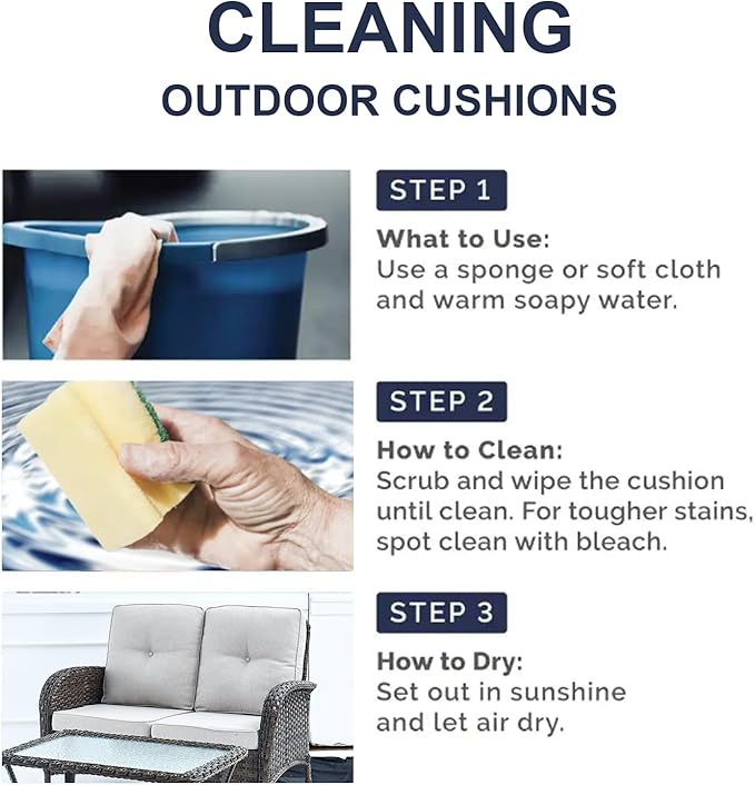 Rilyson Patio Cushions for Outdoor Furniture - Image 5