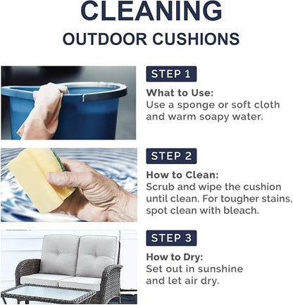 Rilyson Patio Cushions for Outdoor Furniture - Image 5