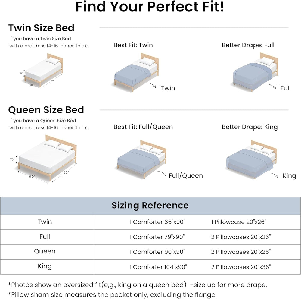 Love's cabin Navy Blue King Size Comforter Set, 3-Piece Prewashed Bed Set
