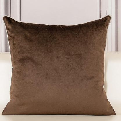 Aeckself European Floral Pillow Cover 20x20 Inch, Luxury Velvet Embroidered - Image 2