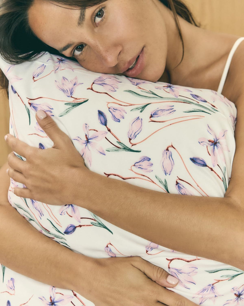 King 3 Piece Boho Botanical Floral Sheet Set - Breathable & Cooling - Iris