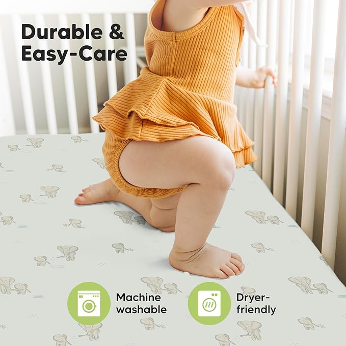 KeaBabies 2-Pack Baby Crib Sheets - Image 7