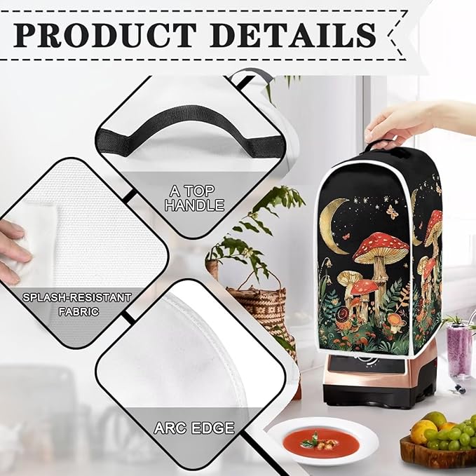 Moon Mushroom Blender Dust Covers - Image 3