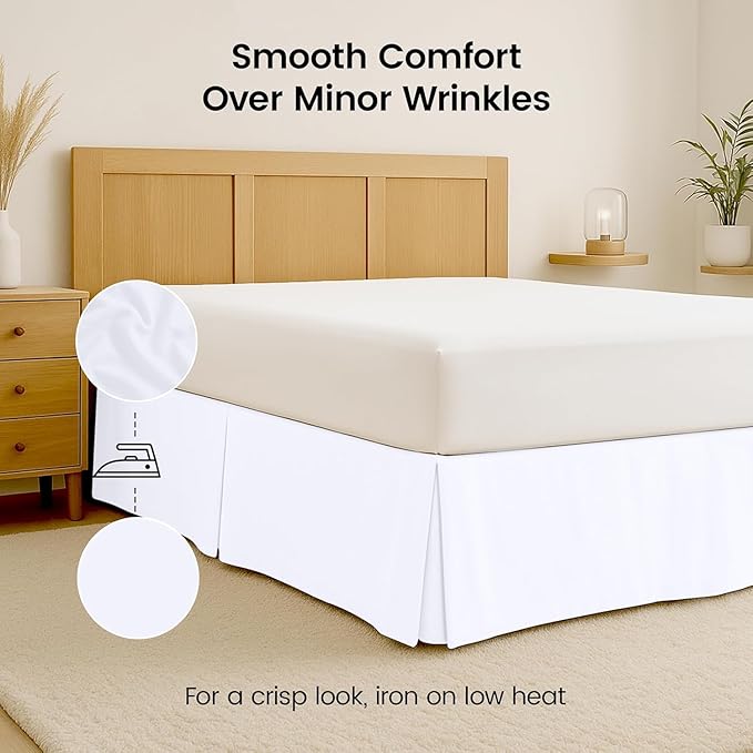 Utopia Bedding Queen Bed Skirt - Image 6