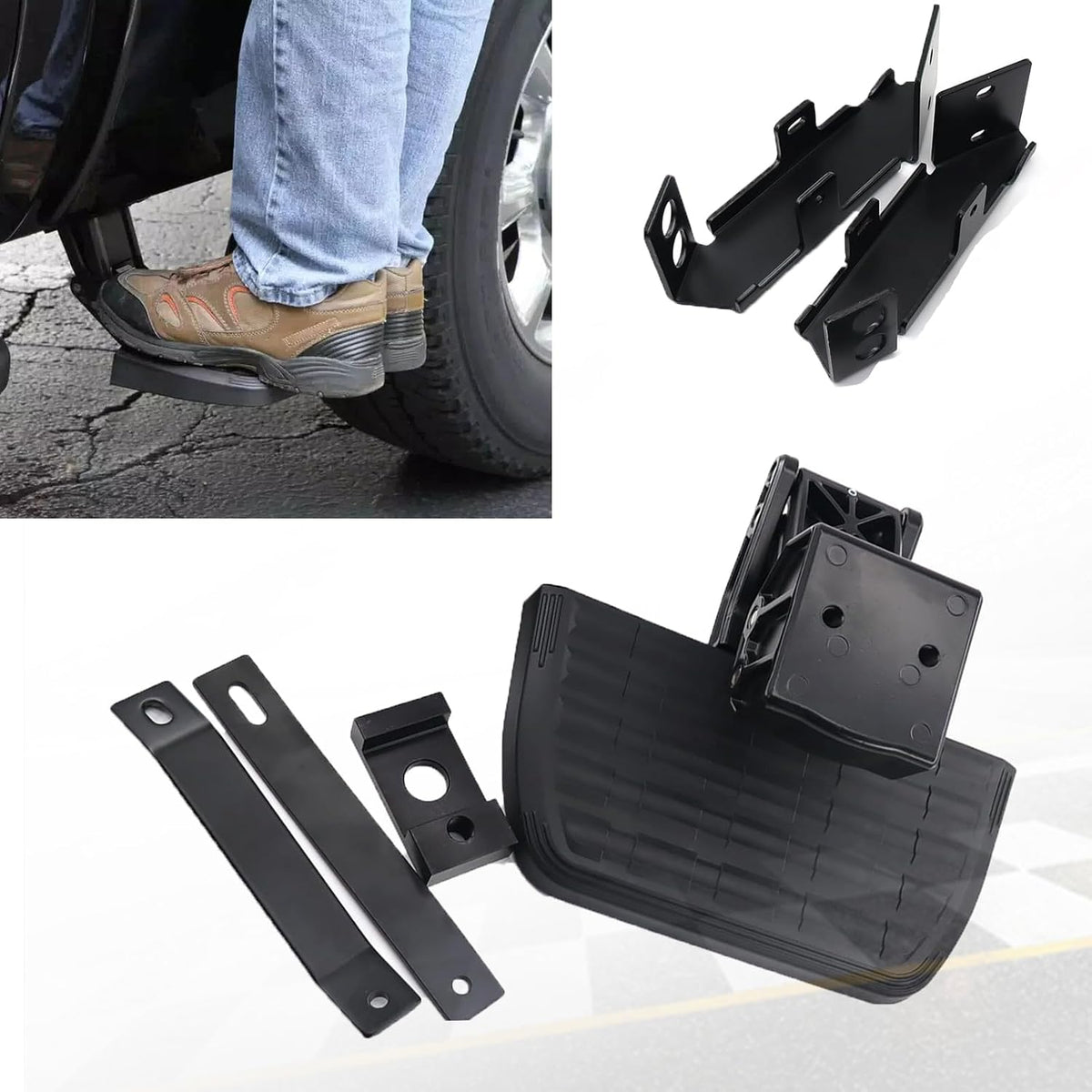 75413-01a truck side step compatible with f250 f350, main product view