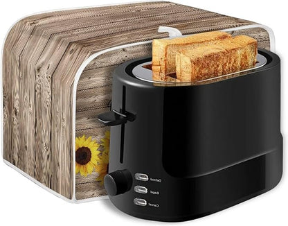 Sunflower 2 Slice Toaster Cover, Dustproof Bread Maker Oven Cover, Small - Image 7