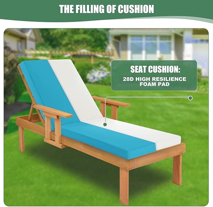 Chaise Lounge Cushions Outdoor - Image 3