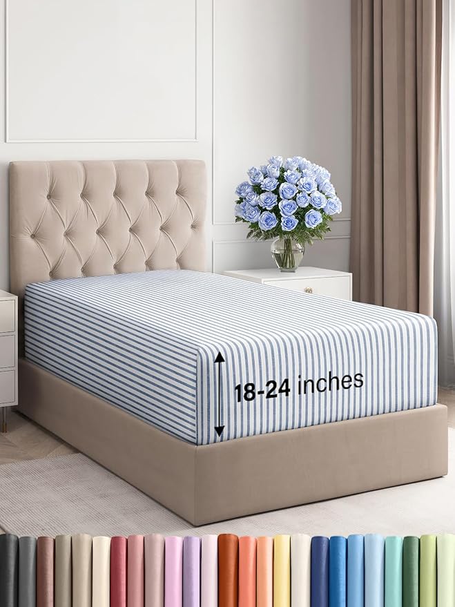 Extra Deep Twin XL Fitted Sheet by CGKUnlimited